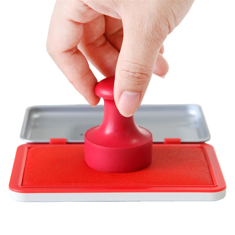 得力(deli) 9892 秒干印台 蓝色(2个装)