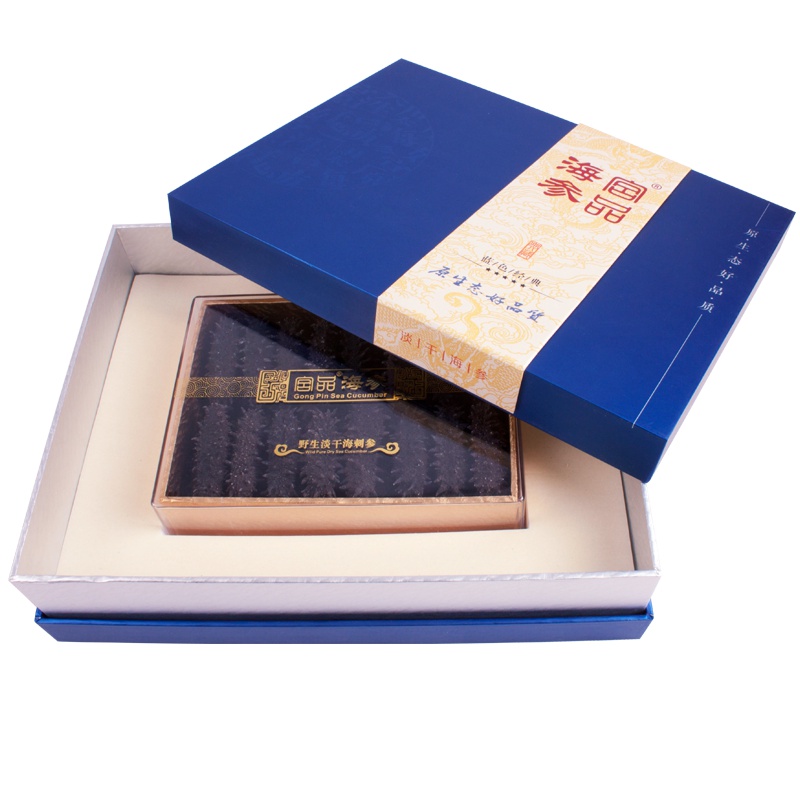 宫品海参 有机淡干刺参20-30只250g礼盒装 生鲜 海鲜水产