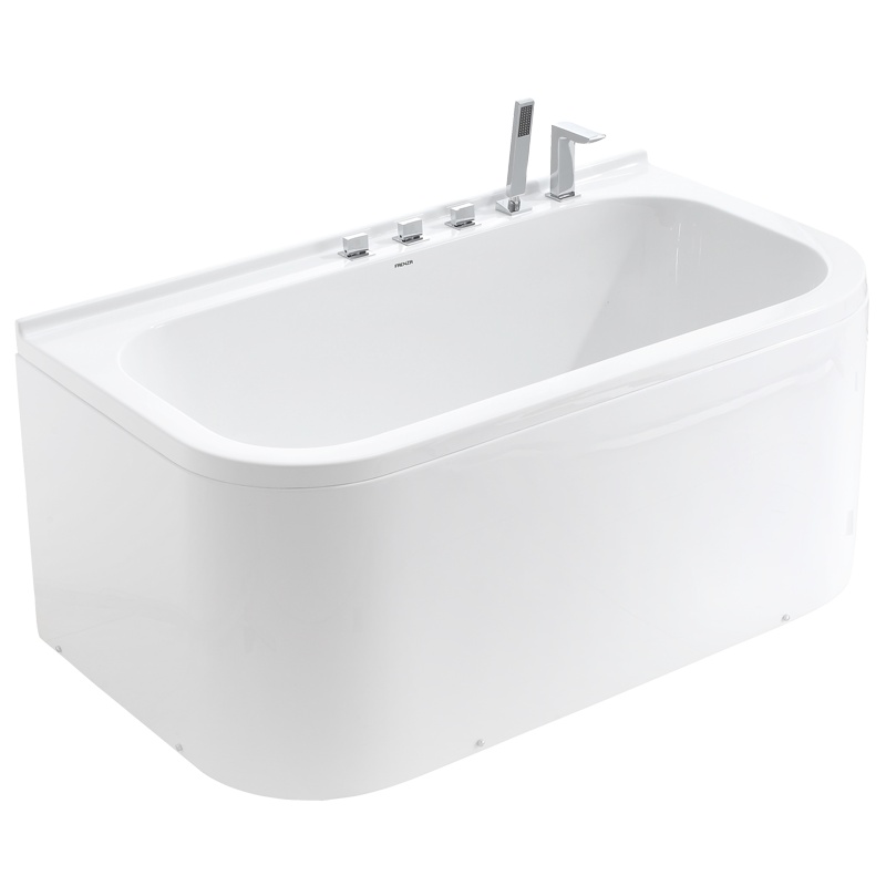 法恩莎卫浴亚克力1.4米普通五件套浴缸家用成人澡盆FW026Q