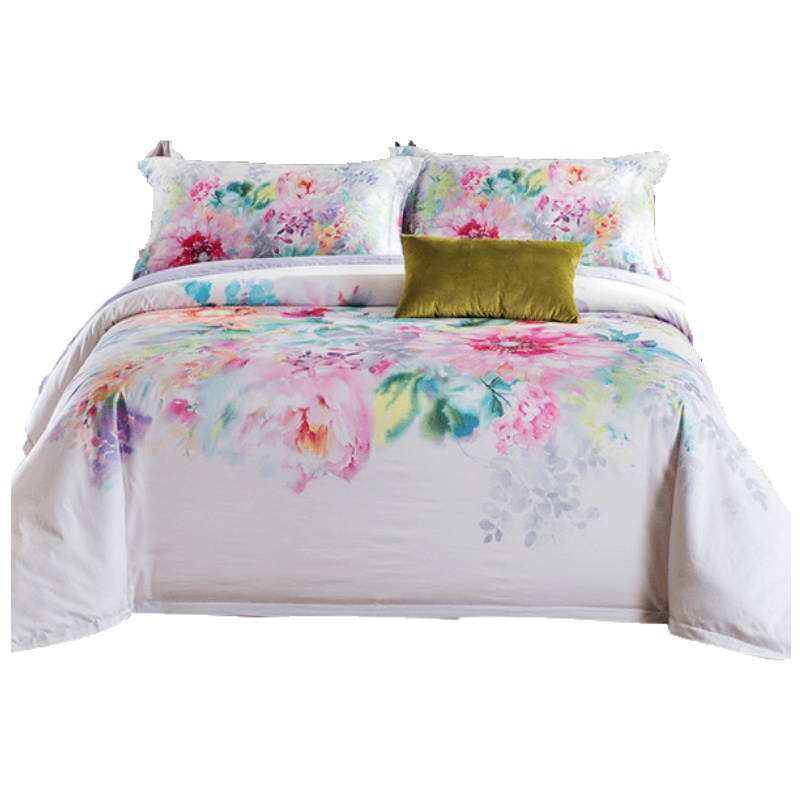 维科家纺 全棉床上四件套美式纯棉4件套1.8m双人简约用品床单被套