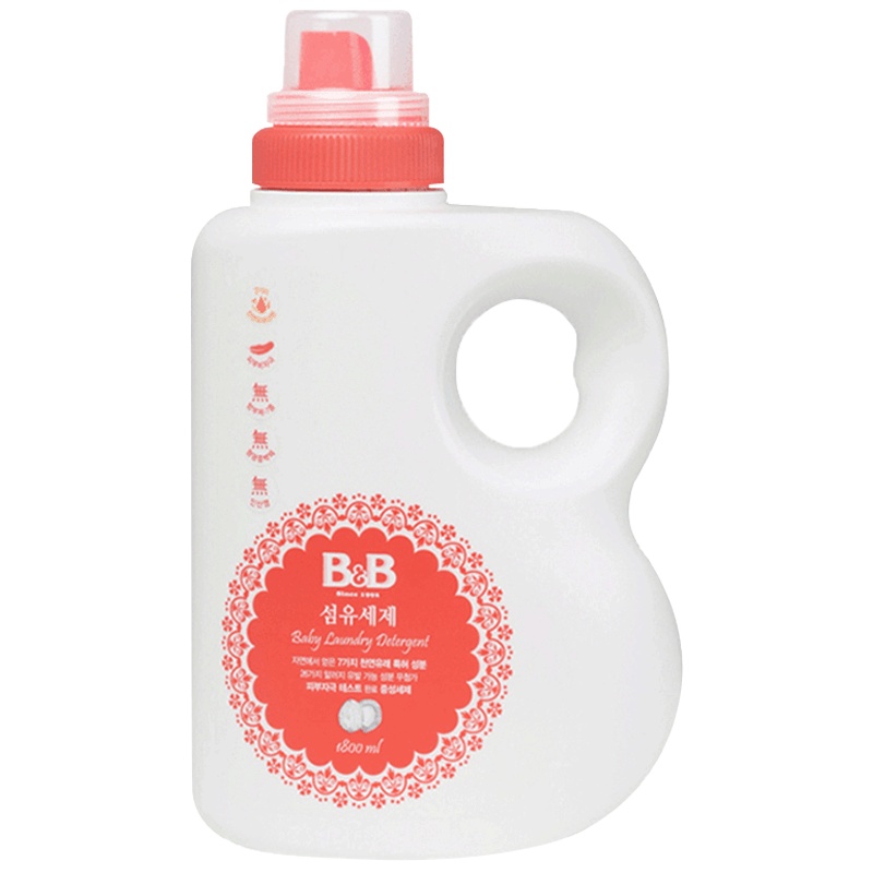 B&B 保宁 婴儿天然抗菌洗衣液瓶装 1800ml