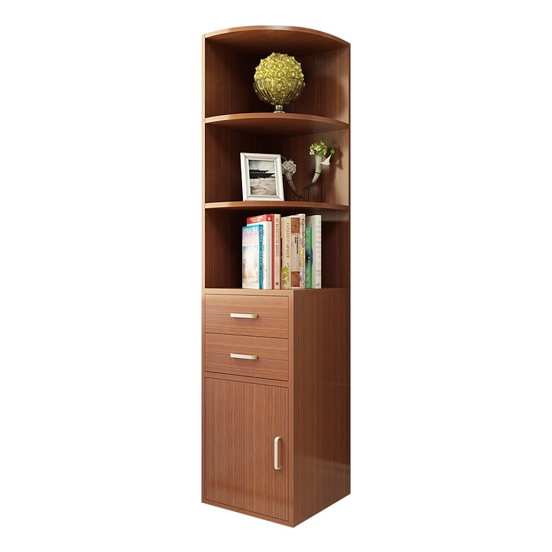 铭威盾角柜转角柜墙角储物柜酒柜三角柜客厅卧室边角柜书架置物架带抽屉