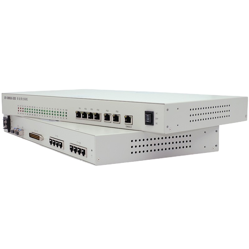 光端机8E1+6路物理隔离以太网+30路自动可选配磁吸 单双纤可选 可传120公里
