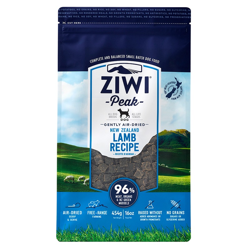 巅峰Ziwi Peak 羊肉配方风干犬宠物食品 454g