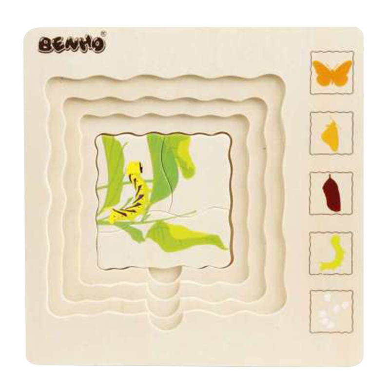 木玩世家多层拼图--草莓生长