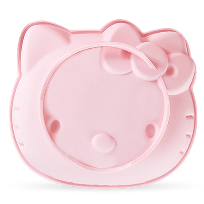 学厨 HELLO KITTY(凯蒂猫)正版授权 8寸硅胶布丁慕斯蛋糕模具 KT7046
