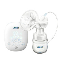 飞利浦新安怡AVENT 自然系列单边电动吸乳器 一机两用 静音马达 母婴孕产妇吸奶器 PP材质 SCF301/01