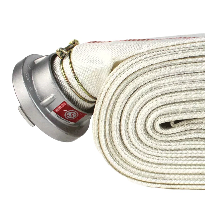 谋福8494 抗高压耐磨消防水管带接扣 10型50mm长25米