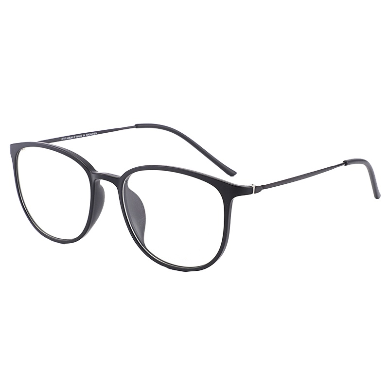 透明眼镜女ins风超轻纯钛近视眼镜框女可配镜片显脸小眼睛框