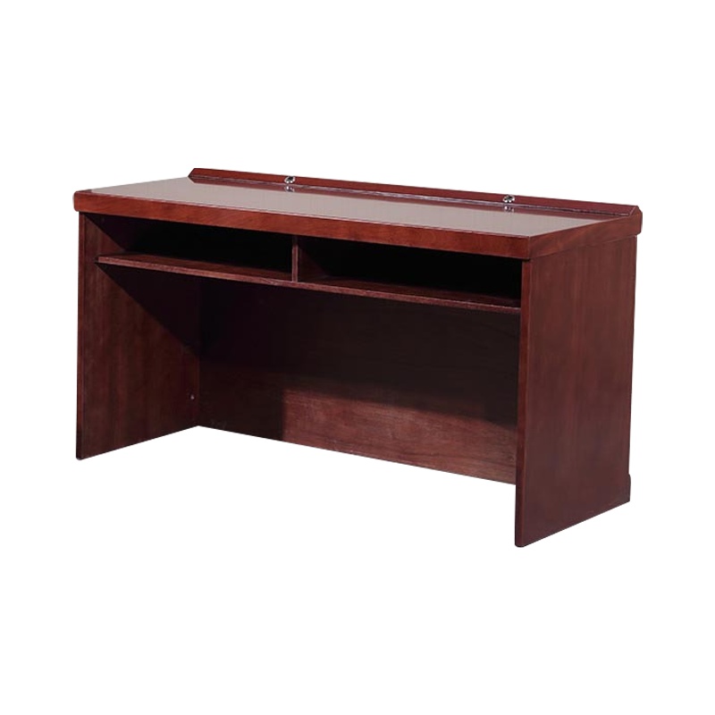 兴福隆办公家具领导台会议室桌椅组合油漆实木皮讲座发言台演讲台讲桌子[工厂现做 7天内发货]