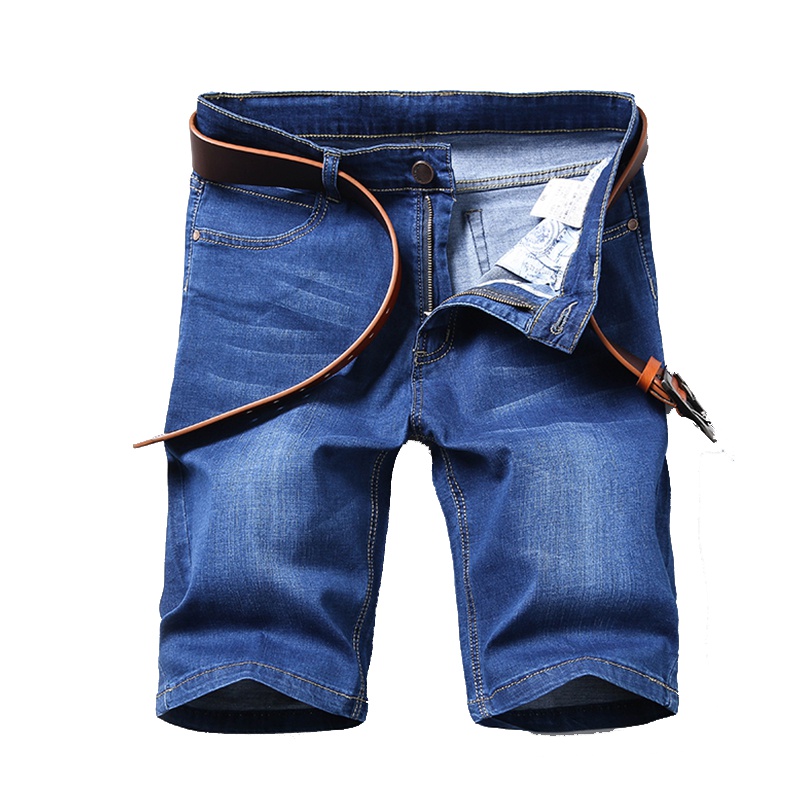 春夏男士牛仔短裤直筒修身男裤韩版潮流时尚休闲宽松五分中裤运动休闲裤