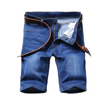 春夏男士牛仔短裤直筒修身男裤韩版潮流时尚休闲宽松五分中裤运动休闲裤