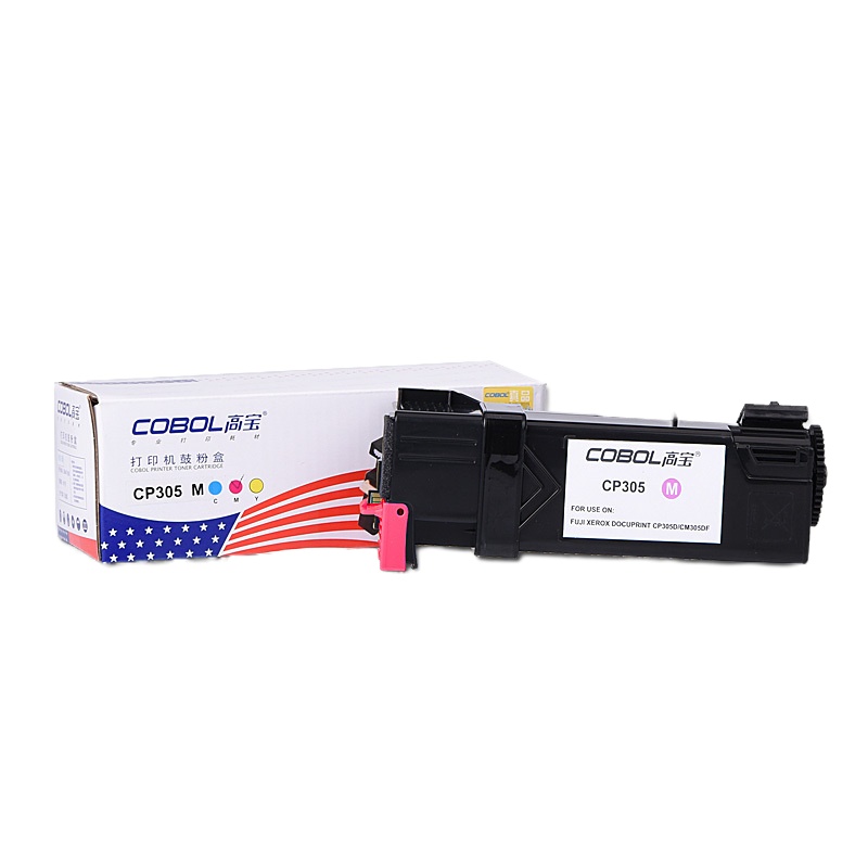 高宝(COBOL)CP305粉筒 BK 黑色 适用FUJI XEROX DocuPrint CP305d单个装