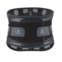 益森(ZEAZEN) 医用护腰带男女 腰椎腰间盘突出腰肌劳损运动健身支撑腰托 黑色滑轮款 M码
