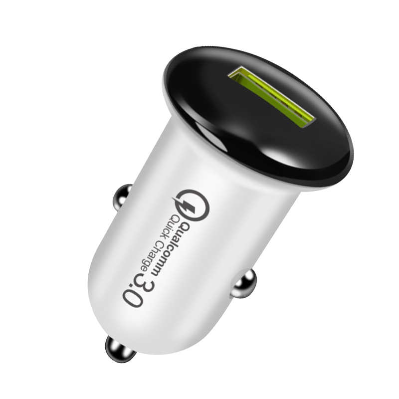 纽曼车载充电器头蘑菇头车载迷你可爱小巧充电头usb插孔18W输出手机快充汽车用多功能车充点烟插头快充闪充无线智能充电头器