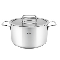 德国菲仕乐/Fissler 德国原装进口 波恩20cm无盖单柄汤锅不锈钢奶锅煮锅炖锅 三明治复合锅底多灶具通用