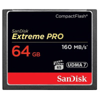 闪迪 64GB CF卡 UDMA7 至尊超速读160MB/s写150MB/s单反相机存储卡 支持4K