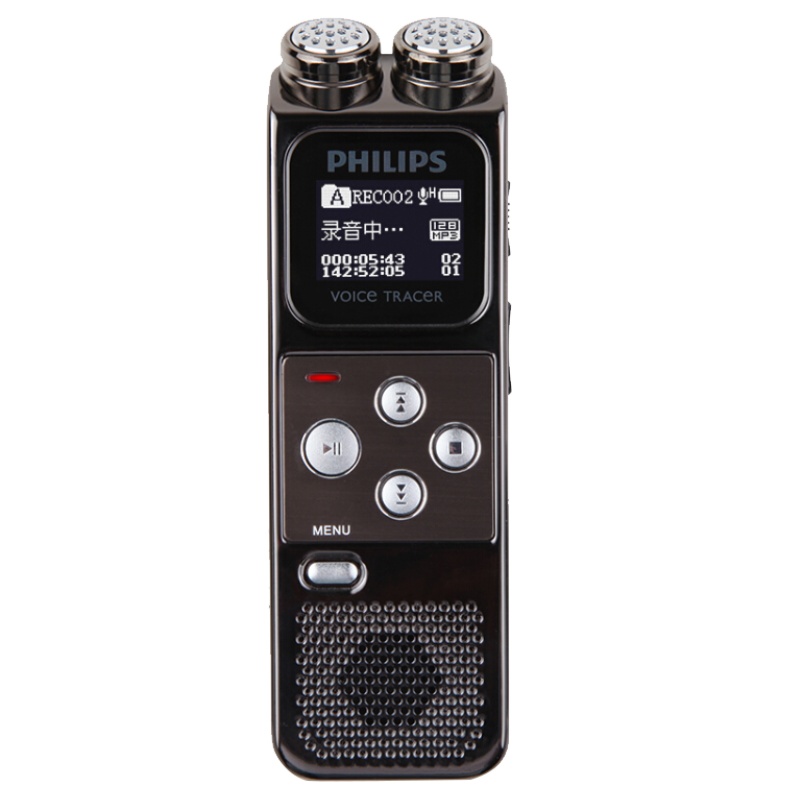 飞利浦(PHILIPS)VTR6900录音笔(8G 学习记录 会议采访 高清录音)