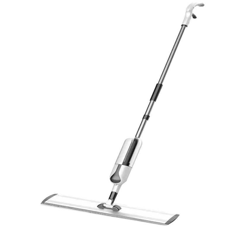 爱格拖把超大号平板拖家用可喷水式喷雾干湿两用木地板一拖净懒人50CM