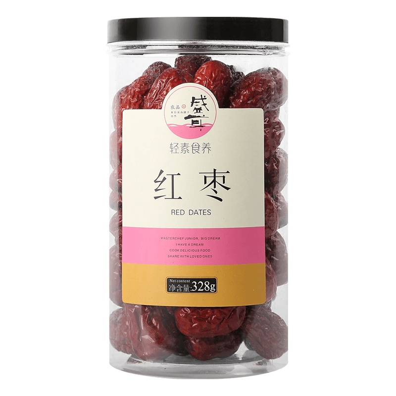 盛耳 新疆红枣328g 新疆新货大枣红枣干货特产