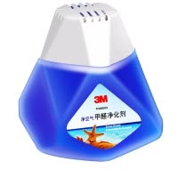 3M车内除臭除异味PN38003汽车空气净化剂清新剂甲醛净化剂新车异味除味剂新家具除味剂 2瓶