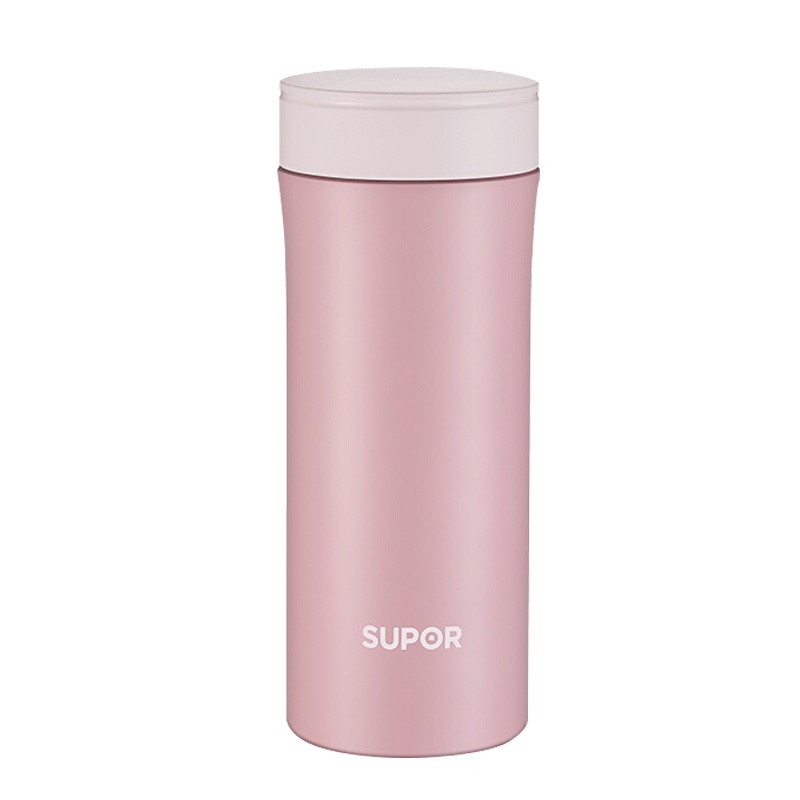 苏泊尔(SUPOR)保温杯316L不锈钢真空水杯保温茶水杯男女士情侣杯泡茶杯办公水杯380ml
