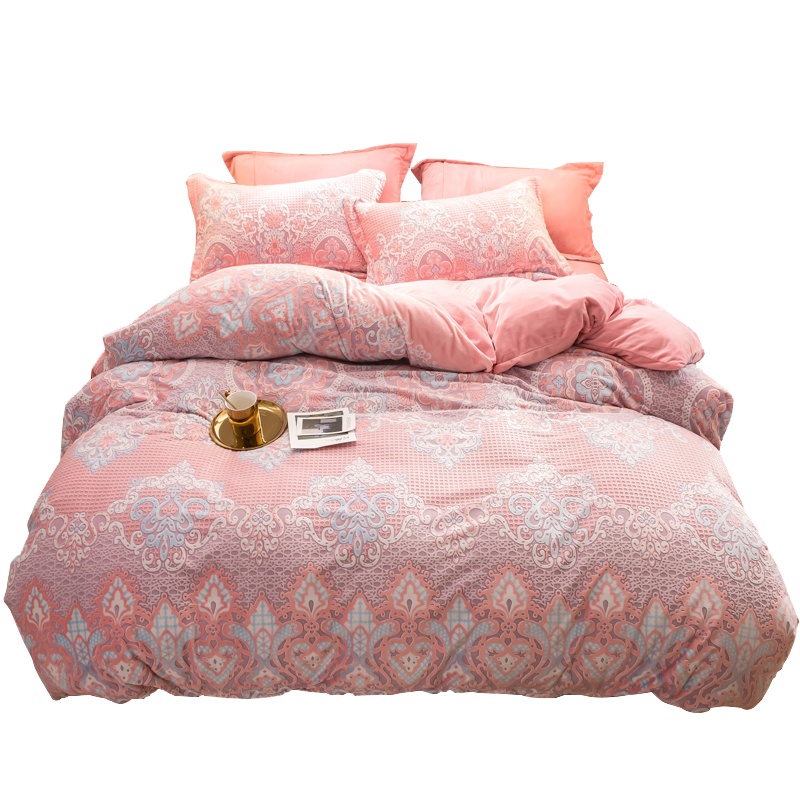 南极人NanJiren套件 6D雕花绒四件套