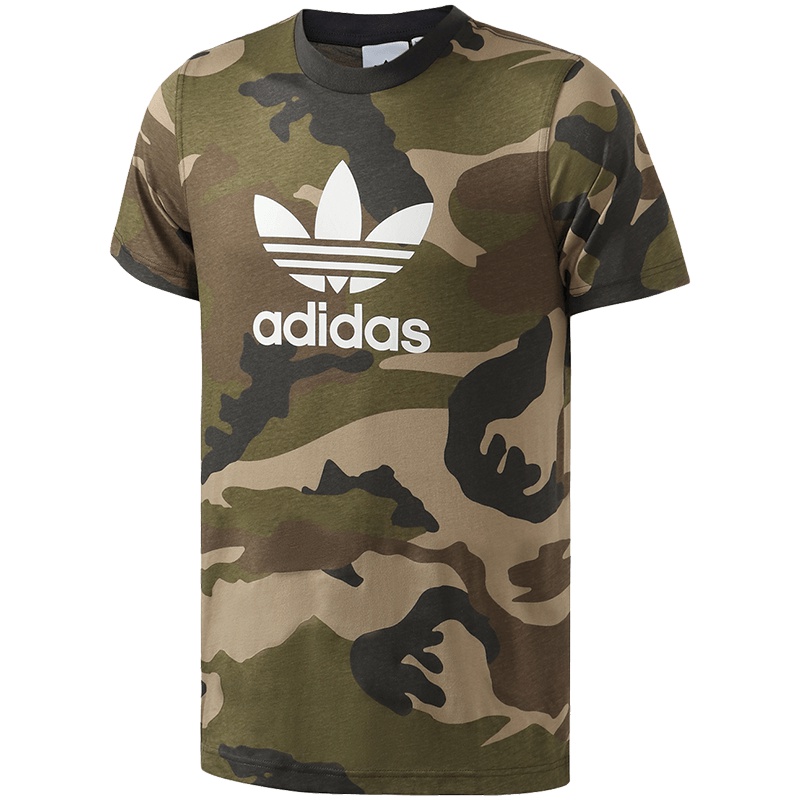 adidas阿迪达斯三叶草男装圆领运动休闲短袖T恤DV2067