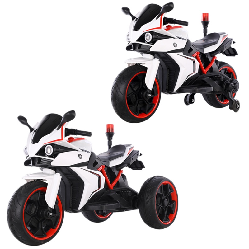 小嘎子电动童车328儿童电动摩托车2-10岁男女学生电玩具车可坐人电瓶童车双电双驱越野摩托车警察车