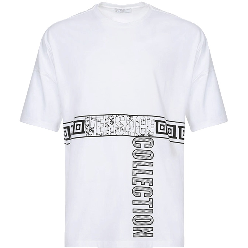 Versace COLLECTION 范思哲 男士印花棉质短袖T恤 V800853B VJ00576