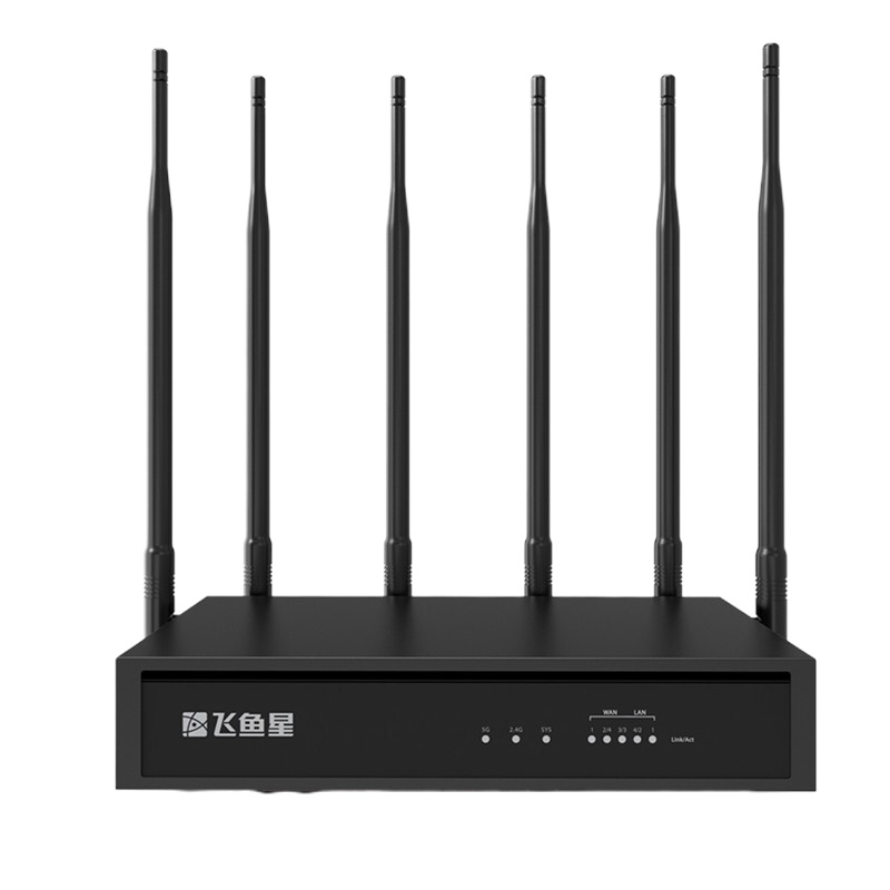飞鱼星 N2100W 双频2100M企业级5G高速QoS无线路由器AC管理网关微信远程管理封锁APP