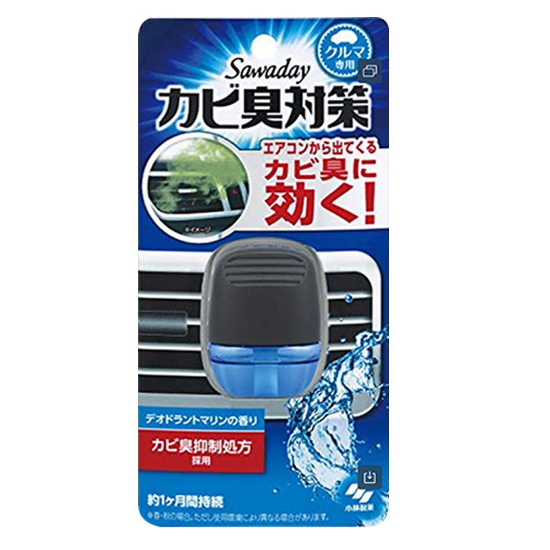 小林制药(KOBAYASHI) 车载出风口空气清新剂 霉气消臭 海洋香 6m