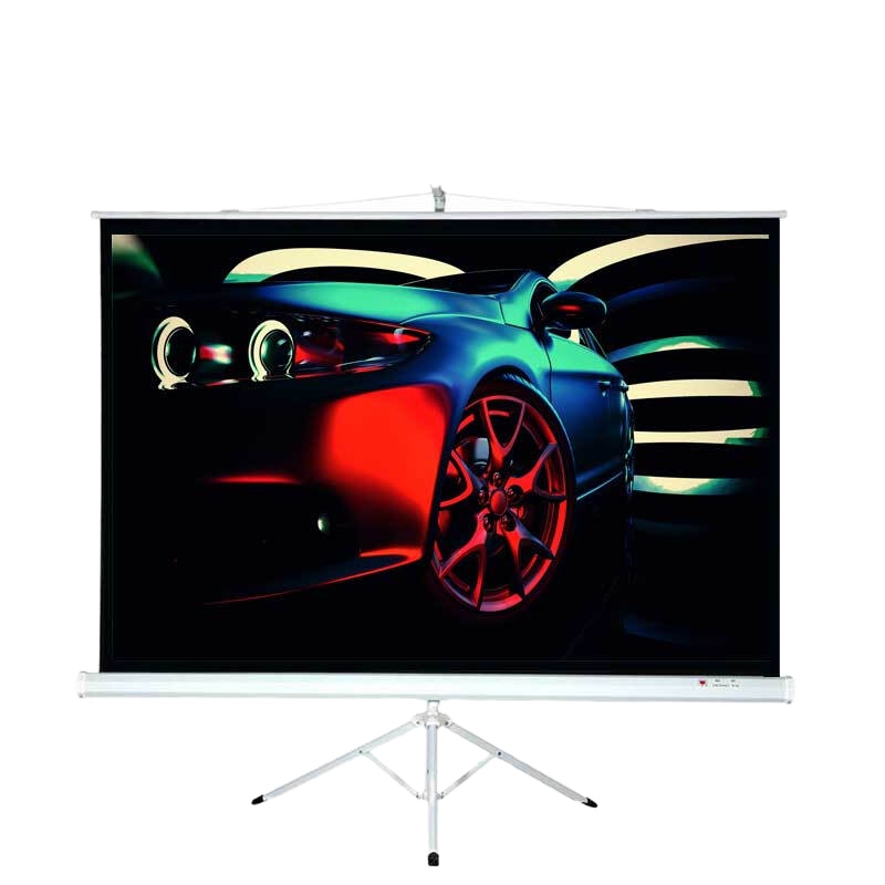 红叶玻珠支架投影幕布100英寸4：3