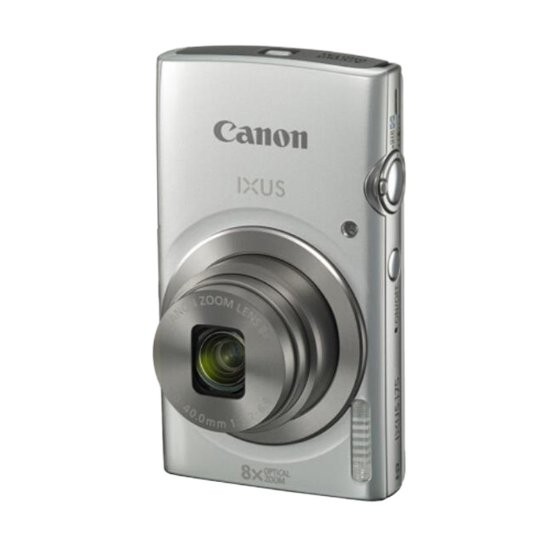 佳能（Canon）IXUS 175 数码相机 2000万像素 28mm广角 8倍光学变焦 银色