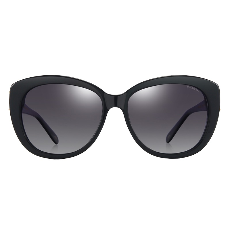 帕森偏光太阳镜女款驾驶偏光墨镜 优雅蝴蝶腿眼镜9612