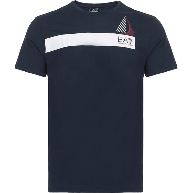 EMPORIO ARMANI EA7 阿玛尼 男士棉质圆领短袖T恤衫 3GPT60 PJ02Z