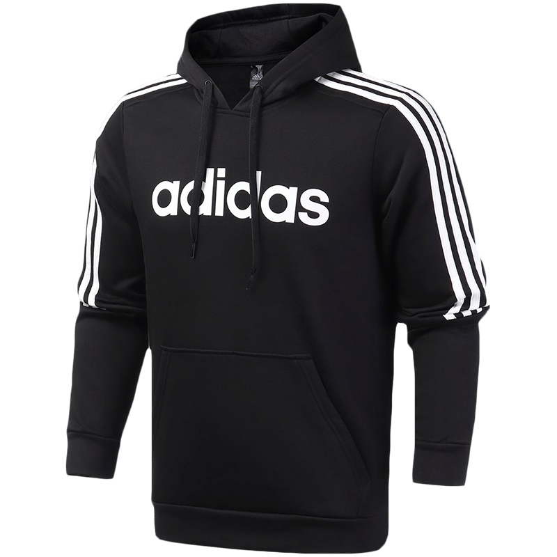 【自营】阿迪达斯男服卫衣连帽三条休闲纹运动服EI8984