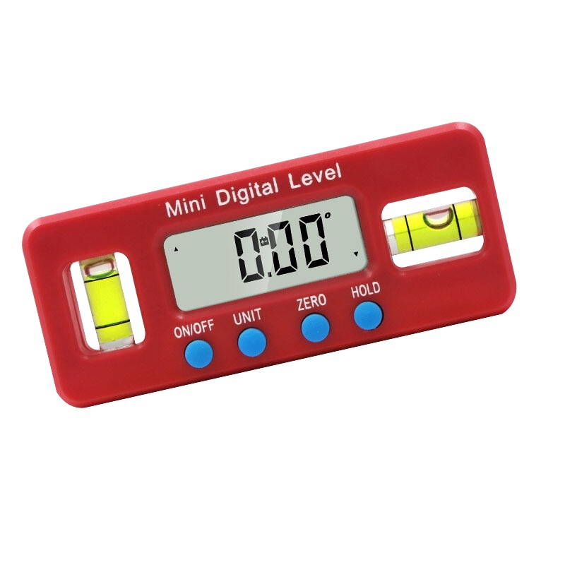 海斯迪克 gnjz-5009迷你电子数显水平仪 数显水平尺 100mm强磁水平尺 倾角仪角度尺量具