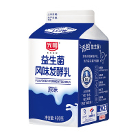 光明益生菌风味发酵乳原味490g