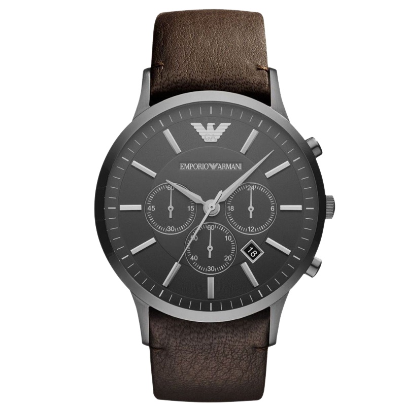 阿玛尼ARMANI手表 欧美品牌 男士石英表三眼多功能运动防水手表 AR2462