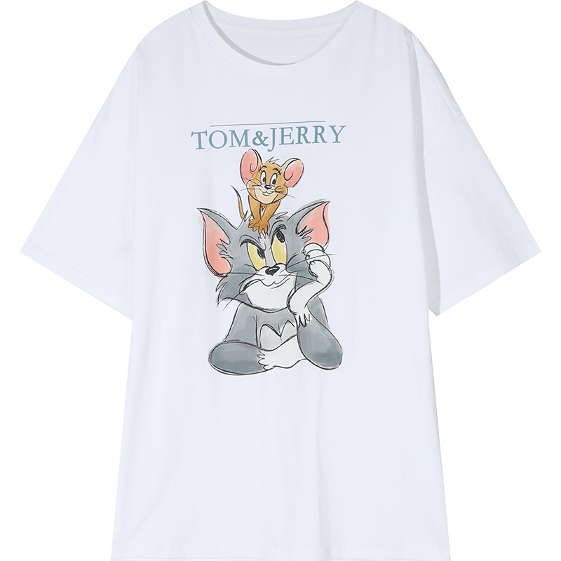 【猫和老鼠联名】妖精的口袋打底衫内搭T恤2020夏新款女短袖上衣