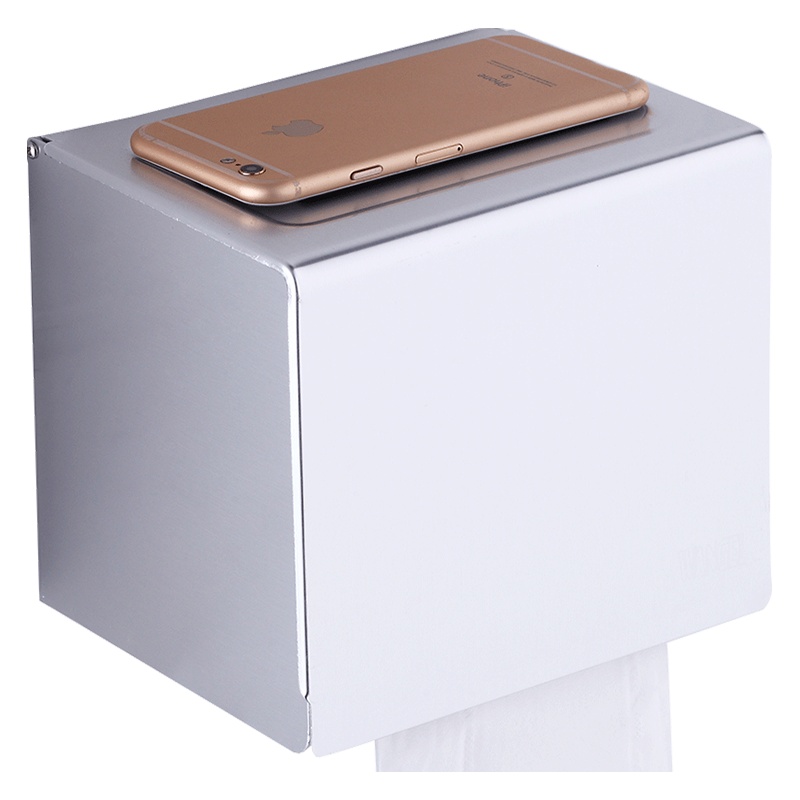 温洁尔 厕所纸巾盒卫生纸盒卷纸架免打孔卫生间厕纸盒纸巾架防水