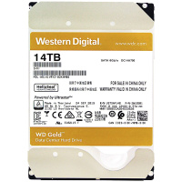 西部数据(WD) 金盘 14TB 7200转128M SATA6Gb/s 企业级硬盘(WD141VRYZ)