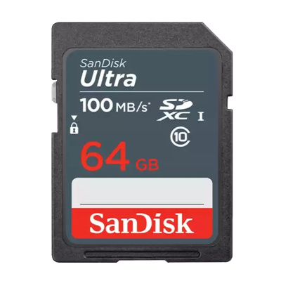 闪迪(Sandisk)64GB SD卡 高速CLASS 10相机内存卡存储卡 单反 微单闪存卡 读速100MB/s