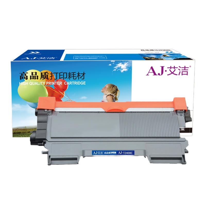 艾洁 T2400C粉盒 适用东芝TOSHIBA 240S;241S一体打印机与东芝T-2400C硒鼓配合使用