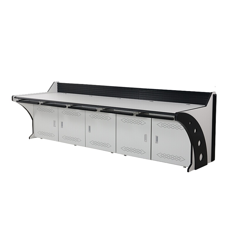 尔迈 机房操作台指挥调度台工控台中心控制监控桌 H系列五联