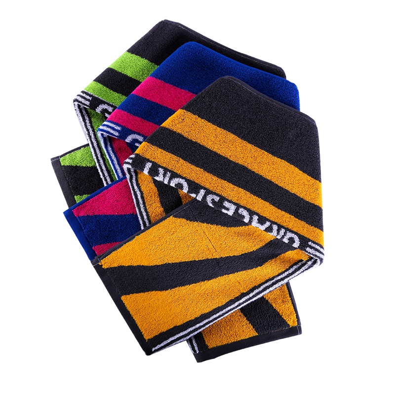 洁丽雅纯棉加厚运动巾 街舞擦汗时尚运动巾95*34cm135g