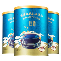 杞利元 黑芝麻核桃桑葚粉500g*3罐 黑芝麻糊代餐粉五谷早餐速食懒人食品