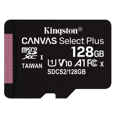 金士顿(Kingston)128GB 新款TF卡 MicroSD 读100MB/s CLASS 10手机内存存储卡