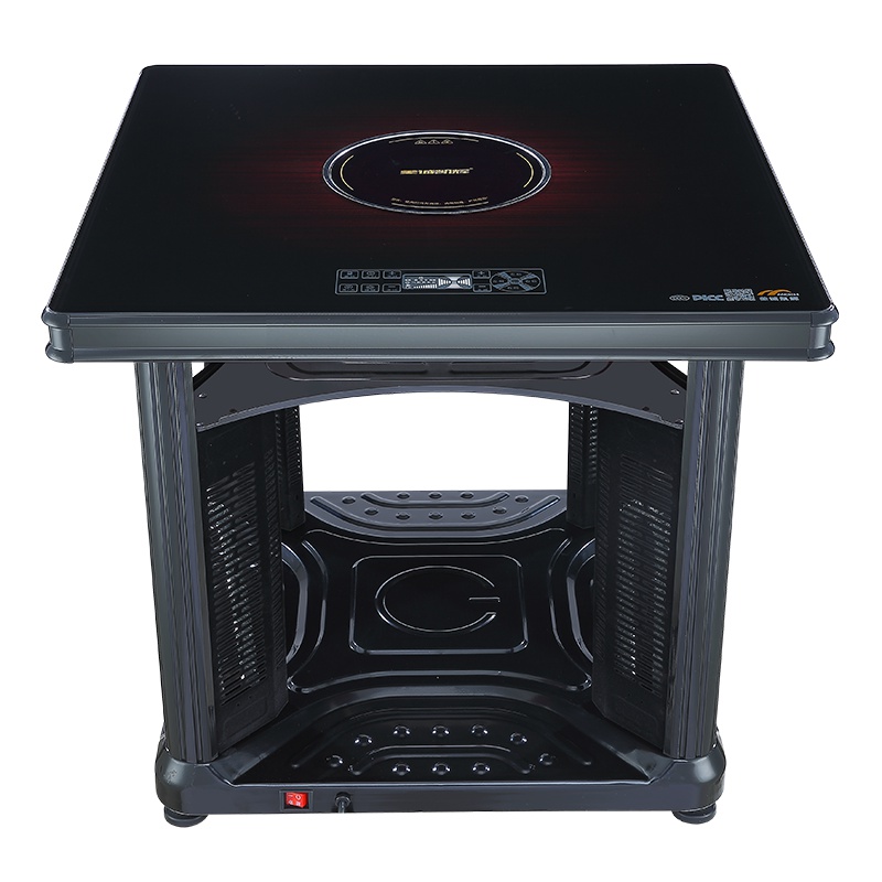 美诚凯辉 K1-80F1红电暖茶几 带植绒防烫 童锁保护 全国联保 恒温取暖 铝板发热体 多功能电暖桌电暖炉